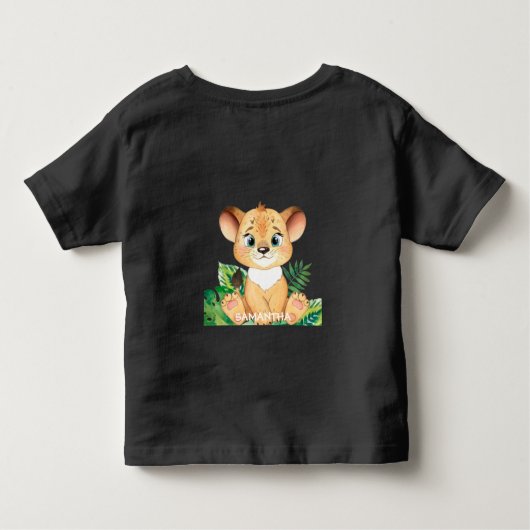 Zoete Wilde Leeuw Kinder Shirts (Achterkant)