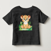 Zoete Wilde Leeuw Kinder Shirts (Voorkant)