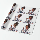 Zoete Winter Warmte- Kerst inpakpapier (Uitgerold)