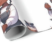 Zoete Winter Warmte- Kerst inpakpapier (Rol Hoek)