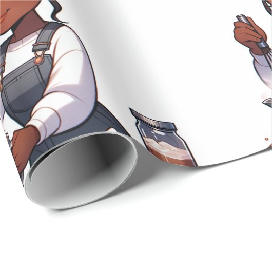 Zoete Winter Warmte- Kerst inpakpapier (Rol Hoek)