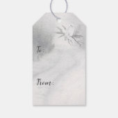 Zoete Winteruil Kerstcadeautags Cadeaulabel (Achterkant)