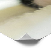 Zoete witte en zwarte keuken poster (Hoek)