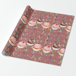 Zoete woestijn patronen cadeaupapier