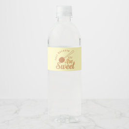 Zoete Woorden voor Gasten van een Landelijke Feest Waterfles Etiket