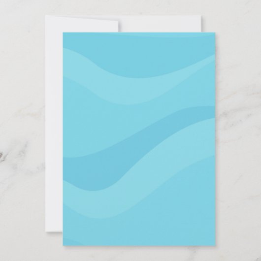 Zoete Zeemeermin Baby Shower Kaart (Achterkant)