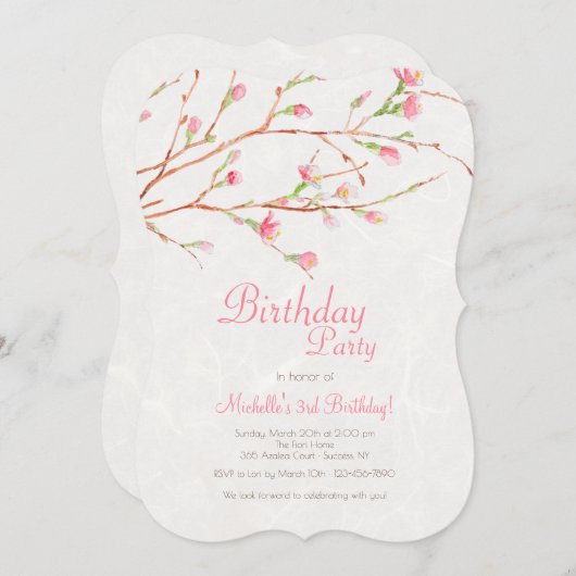 Zoete Zegen Uitnodiging (Voorkant / Achterkant)