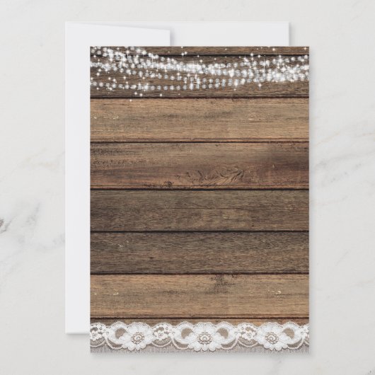 Zoete Zestien 16e Verjaardag Rustieke Boerderij Kaart (Achterkant)