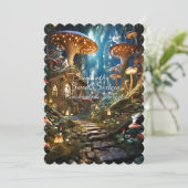 Zoete Zestien Betoverde Bosfeeën Cottage  Kaart (Staand voorkant)