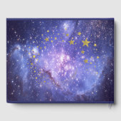 zoete zestien, blauw, goudsterren, melkzucht gastenboek (Achterkant)