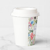 Zoete Zestien bloementuin Papieren Bekers (Rechts)