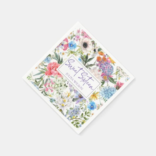 Zoete Zestien bloementuin Servet (Hoek)