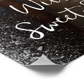 Zoete zestien foto welkom poster (Hoek)