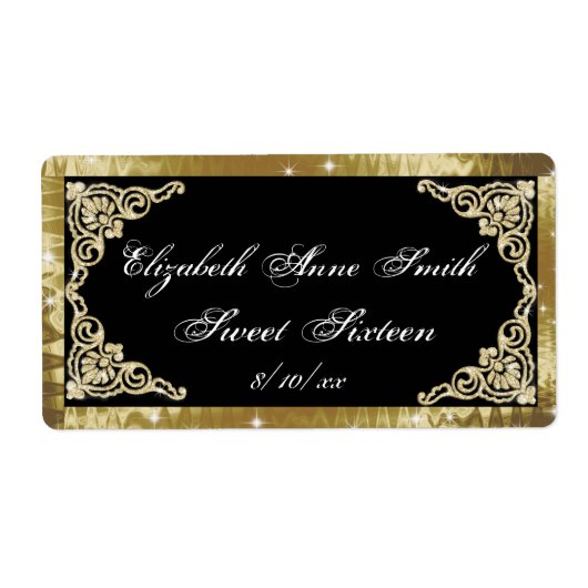 Zoete Zestien, Gouden en Zwarte Etiketten van de W (Voorkant)