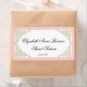 Zoete Zestien Roze en Gouden Etiketten van de Wate (Insitu)