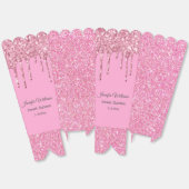 zoete zestien roze sparken die glitsen uitdrijven bedankdoosjes (Ongevouwen)