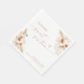 Zoete Zestien Servetten, Terracotta Boho Zestien Servet (Hoek)