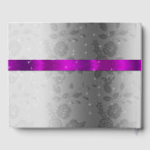 zoete zestien, sparkle, roze zatijnwitte rozen gastenboek (Achterkant)