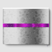 zoete zestien, sparkle, roze zatijnwitte rozen gastenboek (Achterkant)