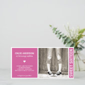 ZOETE ZESTIEN | VERJAARDAGSUITNODIGING (Staand voorkant)