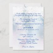 Zoete Zestien Winter Wonderland Pijnbomen Sneeuw Kaart (Achterkant)