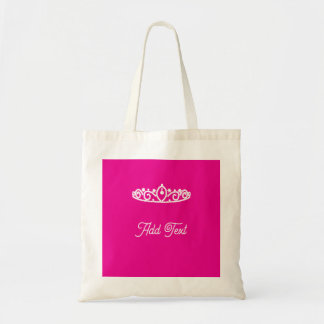 Zoete Zestien Wit & Roze Tiara Tas Favour