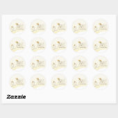 Zoete Zoals Kan Bij Baby Shower Favor Ronde Sticker (Vel)