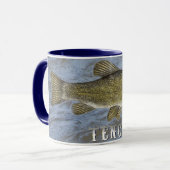 Zoete zoetwatervis met Afbeelding op de waterachte Mok (Voorkant links)