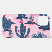 Zoete zomer cactus bloeipatroon Case-Mate iPhone case (Achterkant (horizontaal))