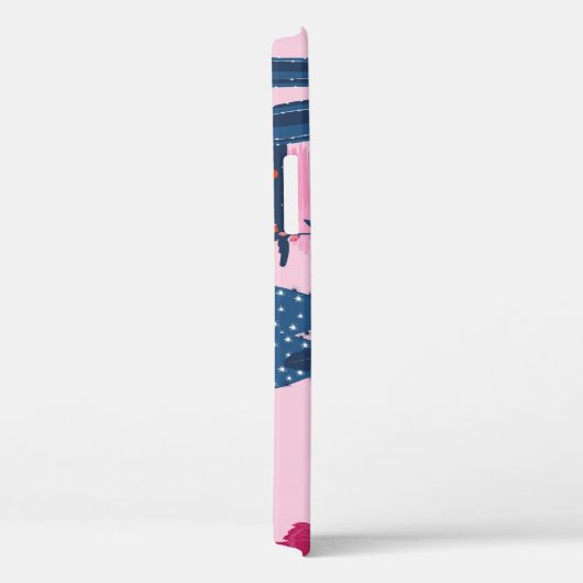 Zoete zomer cactus bloeipatroon Case-Mate iPhone case (Achterkant / Rechts)