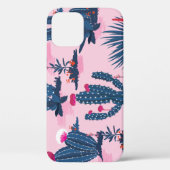Zoete zomer cactus bloeipatroon Case-Mate iPhone case (Achterkant)