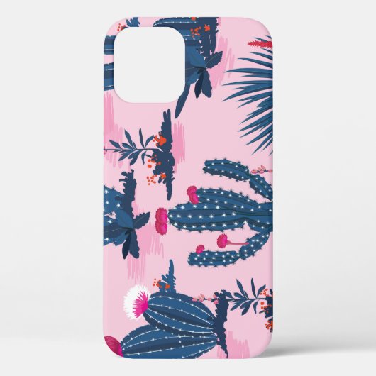 Zoete zomer cactus bloeipatroon Case-Mate iPhone case (Achterkant)