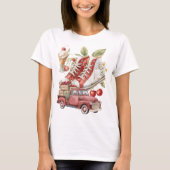 Zoete zomer kersen t-shirt (Voorkant)