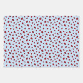 Zoete zomer lieveheersbeestjes gemengd inpakpapier (Voorkant 2)