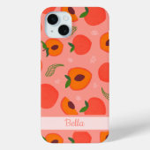 Zoete zomer perzik patroon Case-Mate iPhone case (Achterkant)