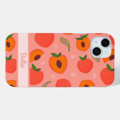 Zoete zomer perzik patroon Case-Mate iPhone case (Achterkant (horizontaal))