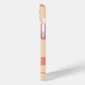 Zoete zomer perzik patroon Case-Mate iPhone case (Achterkant / Links)