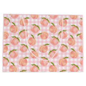 Zoete zomer perzik patroon groot cadeauzakje (Achterkant)