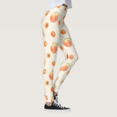 Zoete zomer perzik patroon groot leggings (Rechts)