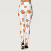 Zoete zomer perzik patroon groot leggings (Achterkant)