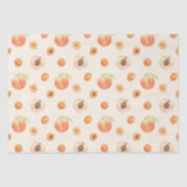 Zoete zomer perzik patroon tissuepapier (Voorkant)