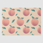 Zoete zomer perzik patroon tissuepapier (Voorkant)