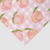 Zoete zomer perzik patroon tissuepapier (Detail)