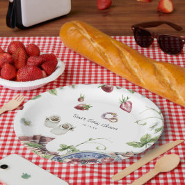 Zoete Zomer Picknick | Baby Shower Papieren Bordje