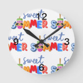 zoete zomer ronde klok (Voorkant)