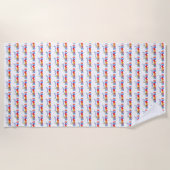 zoete zomer strandlaken (Voorkant)