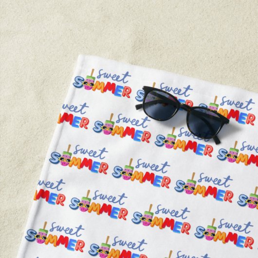 zoete zomer strandlaken (In situ)