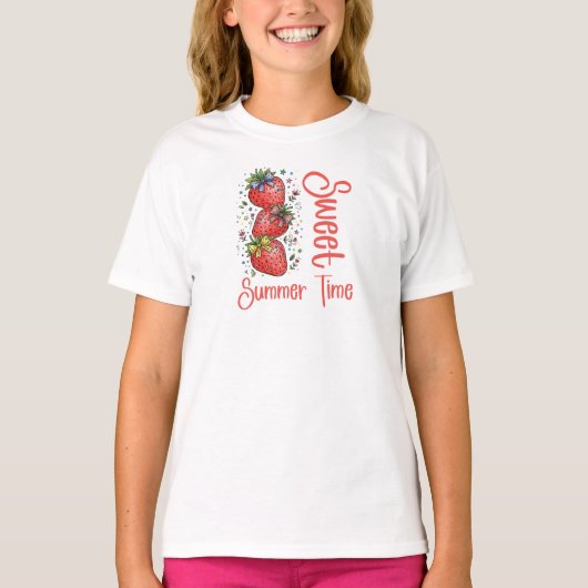 Zoete Zomer Tijd T-shirt (Voorkant)