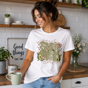 Zoete Zomer Tijden Avocado Tri-Blend Shirt