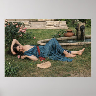 Zoete Zomer van John William Waterhouse Poster